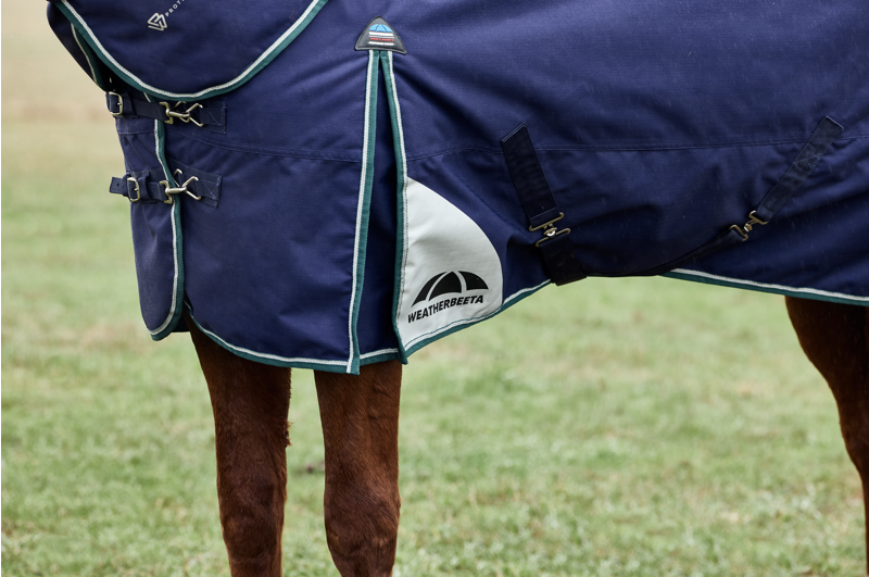 Weatherbeeta Comfitec Plus Dynamic Turnout Detach Neck 220G Navy/Forest-2