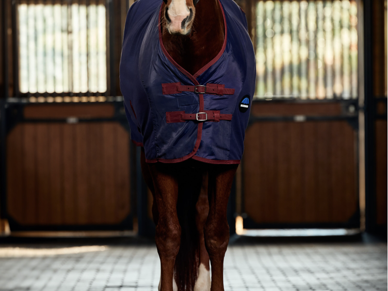 Weatherbeeta Anti-Static Fleece Cooler Standard Neck Navy-1