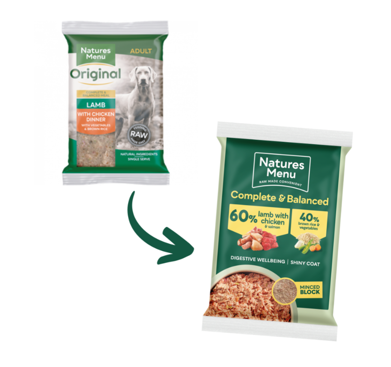 Natures Menu Frozen Mince Lamb and Chicken Dinner 300G-3