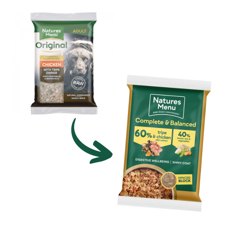 Natures Menu Frozen Mince Chicken And Tripe Dinner 300G-3