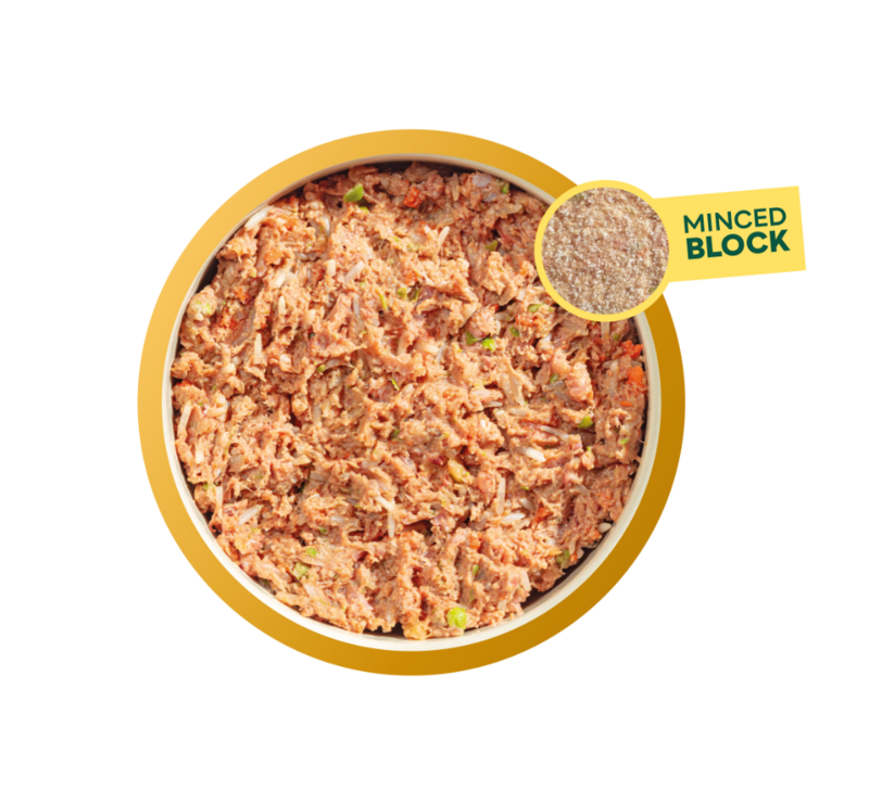 Natures Menu Frozen Mince Chicken and Salmon Dinner 300G-2
