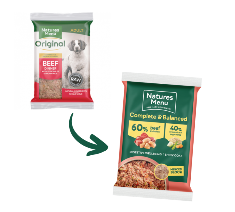 Natures Menu Frozen Mince Beef Dinner 300G-3