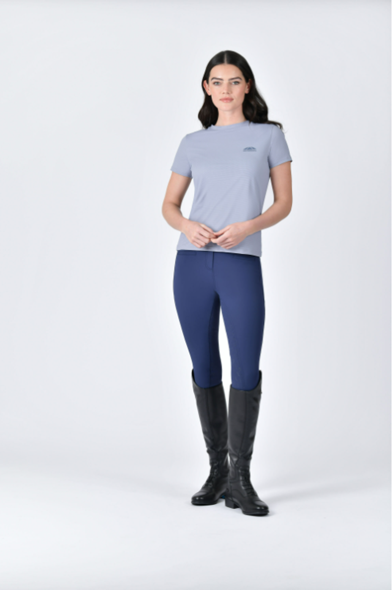 Weatherbeeta Womens Relaxed UV Short Sleeve Tee Blue Stone-3