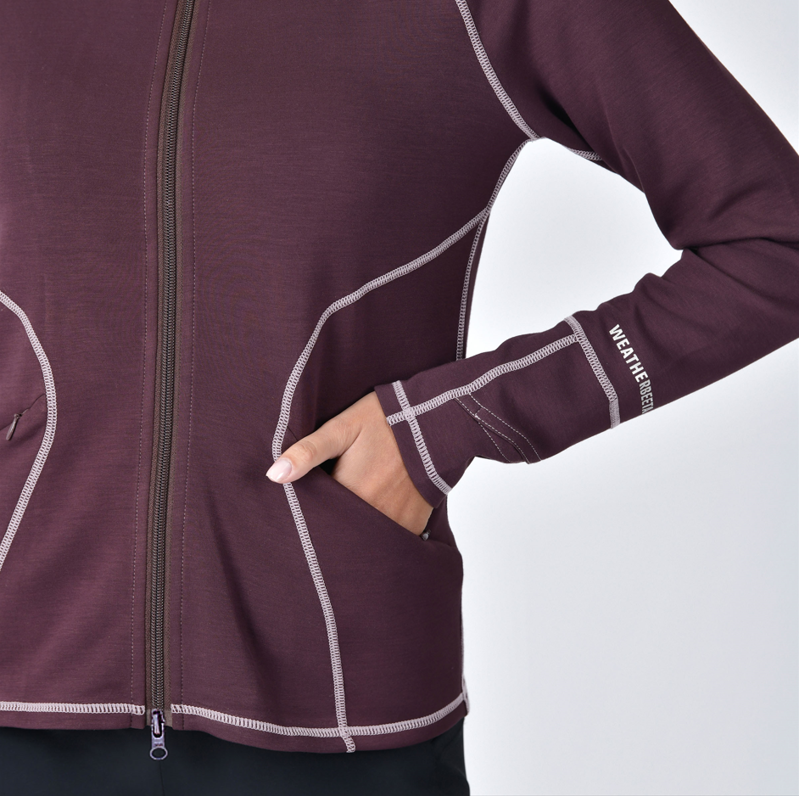 Weatherbeeta Womens Copper Performance Jacket Mulberry-2