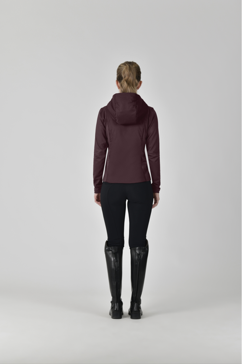 Weatherbeeta Womens Hybrid Padded Jacket Mulberry-2