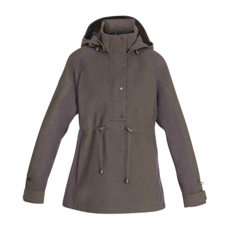 Shires Aubrion Heritage Quarter Zip Jacket Unisex Dark Olive-5