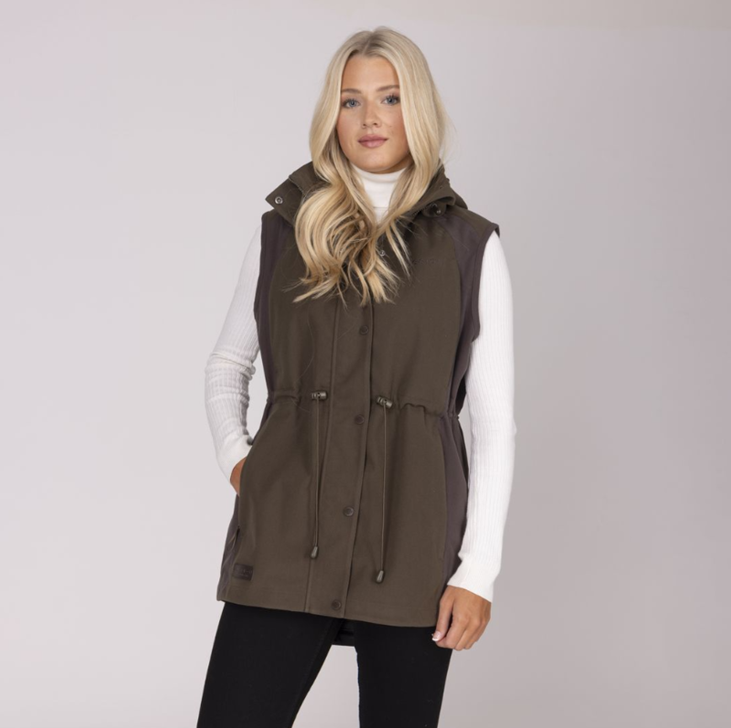 Shires Aubrion Heritage Gilet Unisex Dark Olive