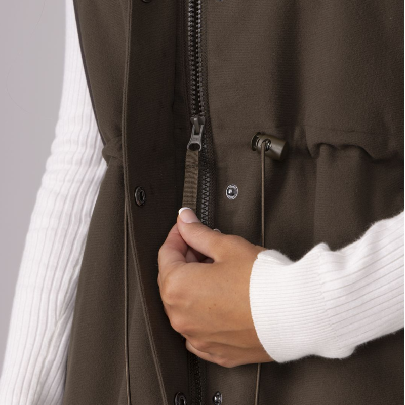 Shires Aubrion Heritage Gilet Unisex Dark Olive-2