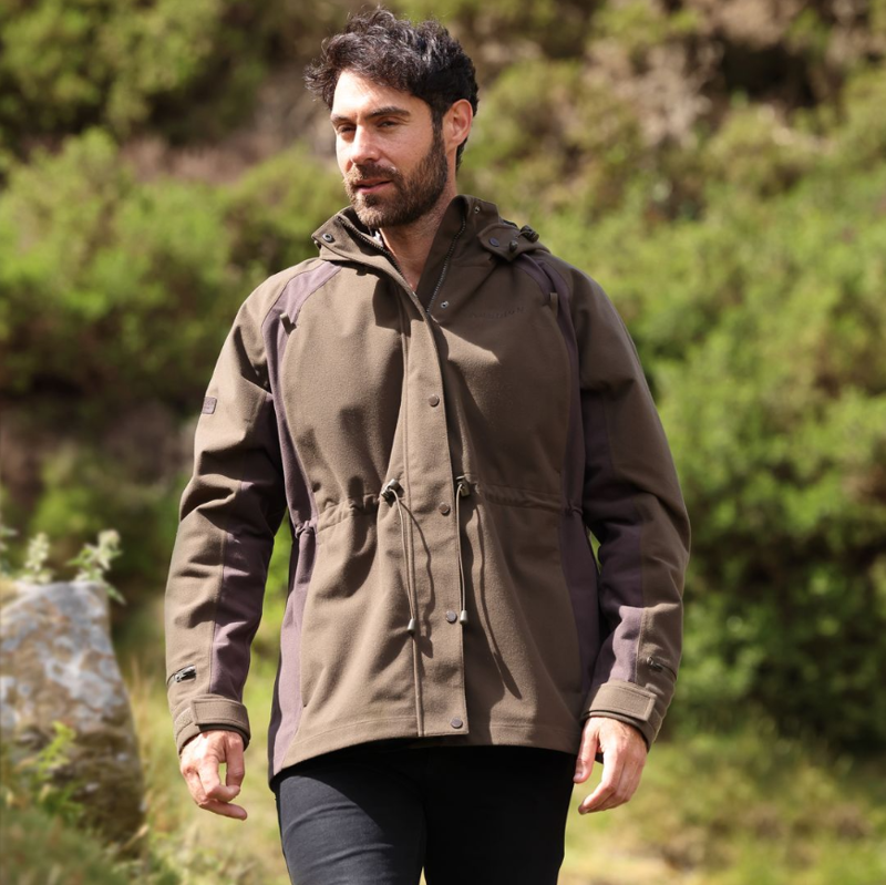 Shires Aubrion Heritage Full Zip Jacket Unisex Dark Olive-5