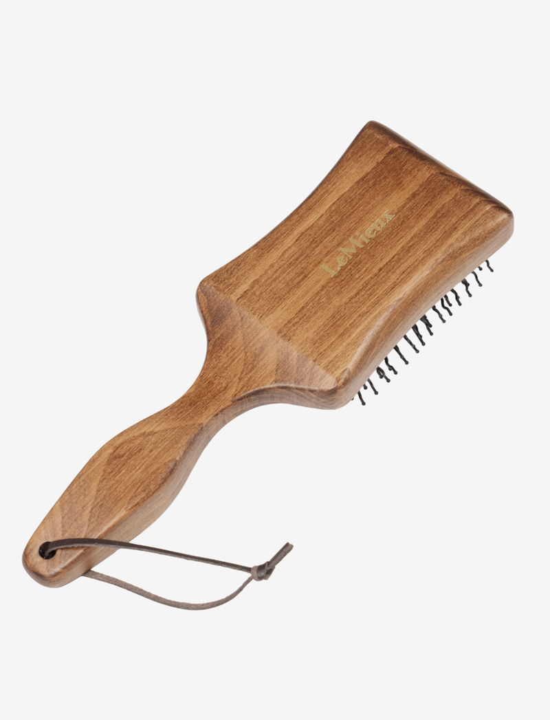 LeMieux Artisan Mane and Tail Brush Brown-1