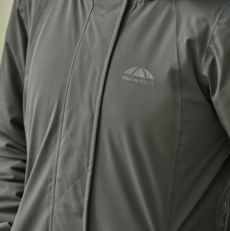 Weatherbeeta Womens All Purpose Waterproof Longline Equestrian Jacket Midnight Green-2