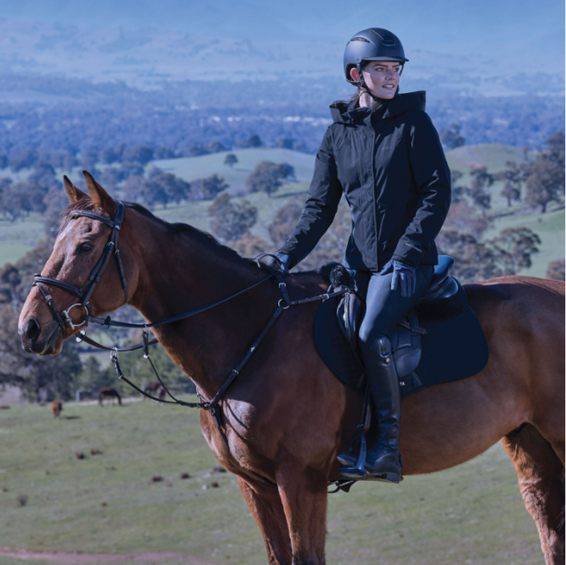 Weatherbeeta Womens Protect Jacket High Neck Coat Black-2