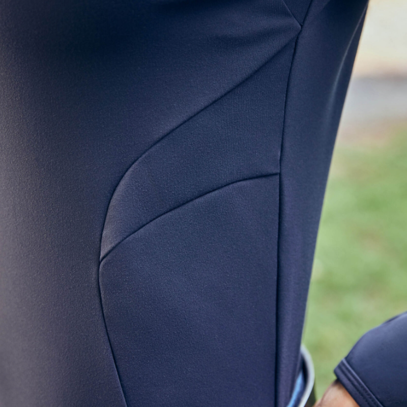 Dublin Womens Brushed Fitted Base Layer Riding Top Navy-4