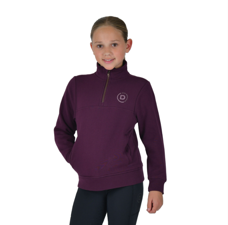 Dublin Kids 1/4 Zip Fleece Pullover Purple Violet