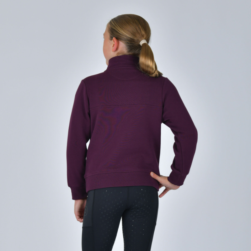 Dublin Kids 1/4 Zip Fleece Pullover Purple Violet-1