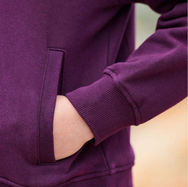 Dublin Kids 1/4 Zip Fleece Pullover Purple Violet-4