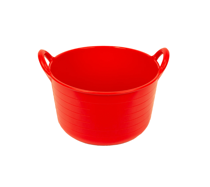 2 Handled Power Tub Red