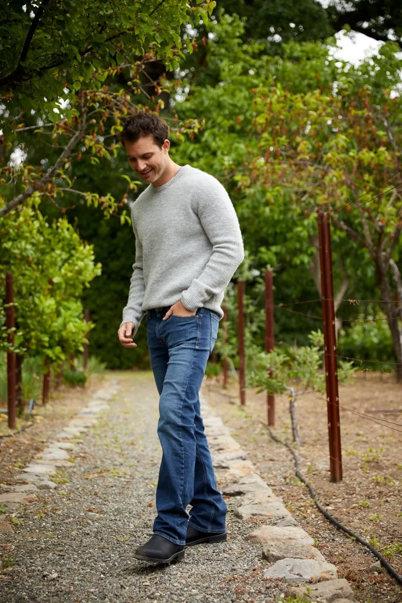 Ariat Mens Midtown Rambler Western Boots in Stone-5