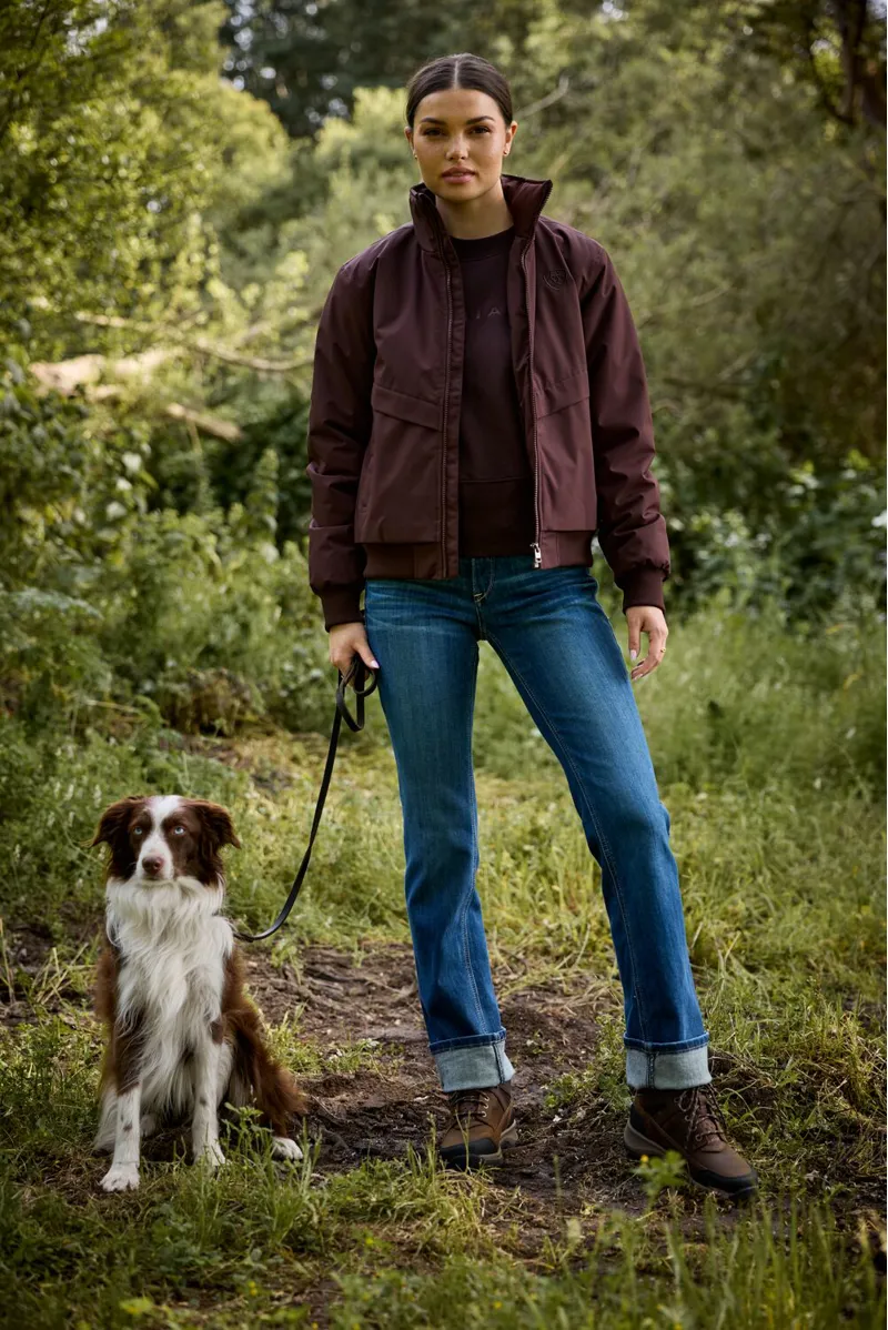 Ariat Women's Stable 2.0 Insulated Jacket in Chocolate Plum-5