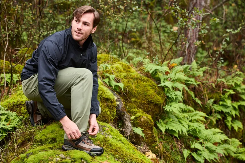 Ariat Mens Waterproof Traverse Hiking Shoe in Brown Bark-5