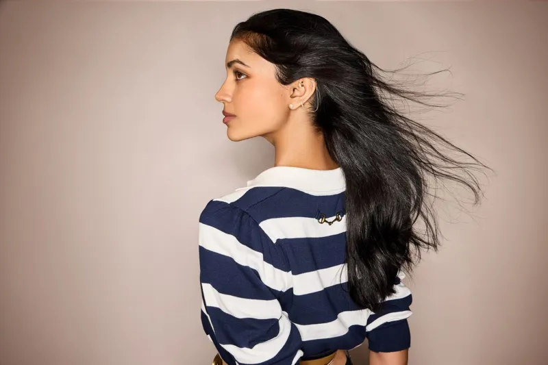 Ariat Langsett Sweater in Navy Stripe-5