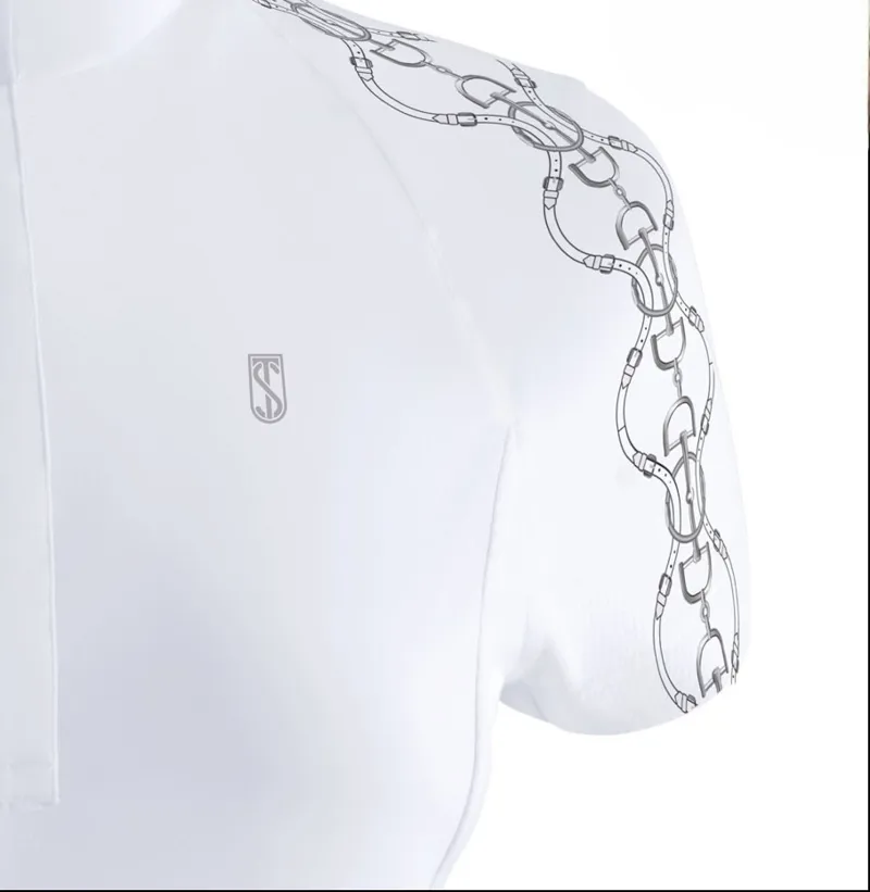 Tredstep Snaffle Short Sleeve Competition Shirt White-4