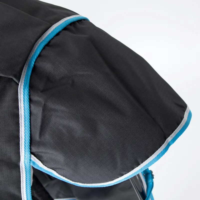 Bridleway Ontario 220g Combo Turnout Rug Black-5