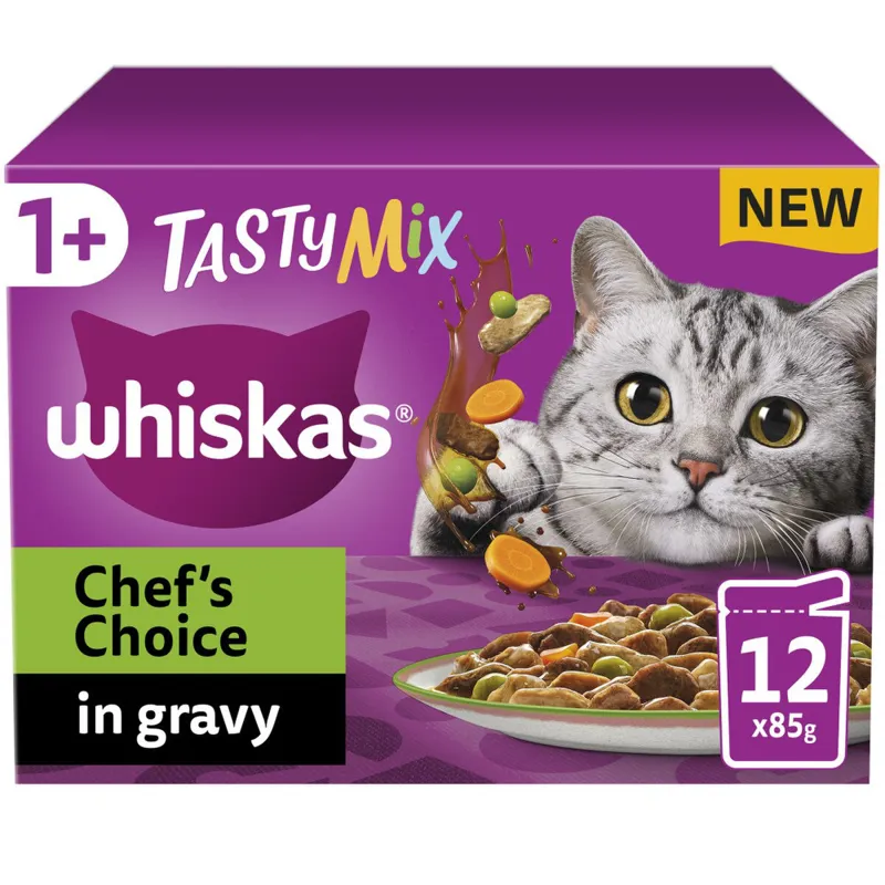 Whiskas Chefs Choice Tasty Mix 12pk