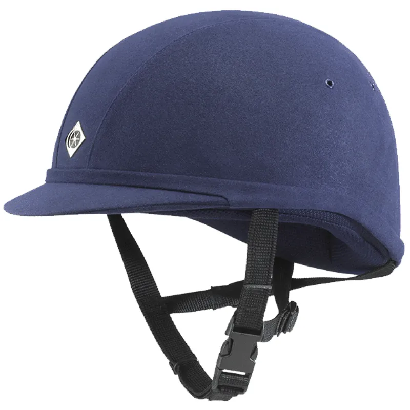 Charles Owen YR8 Riding Hat - Navy