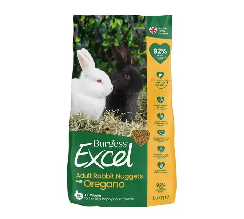 Excel Adult Rabbit Nuggets with Oregano 1.5kg