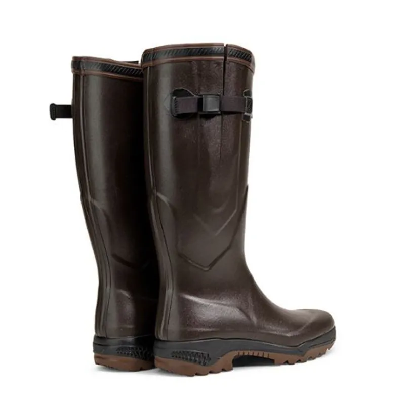 Aigle Parcours 2 Vario Wellington Boots in Brown-2