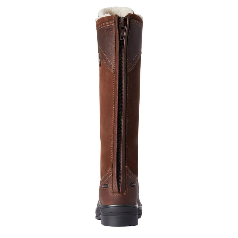 Ariat Women's Wythburn Tall Waterproof Insulated Laced Boot Dark Brown-2