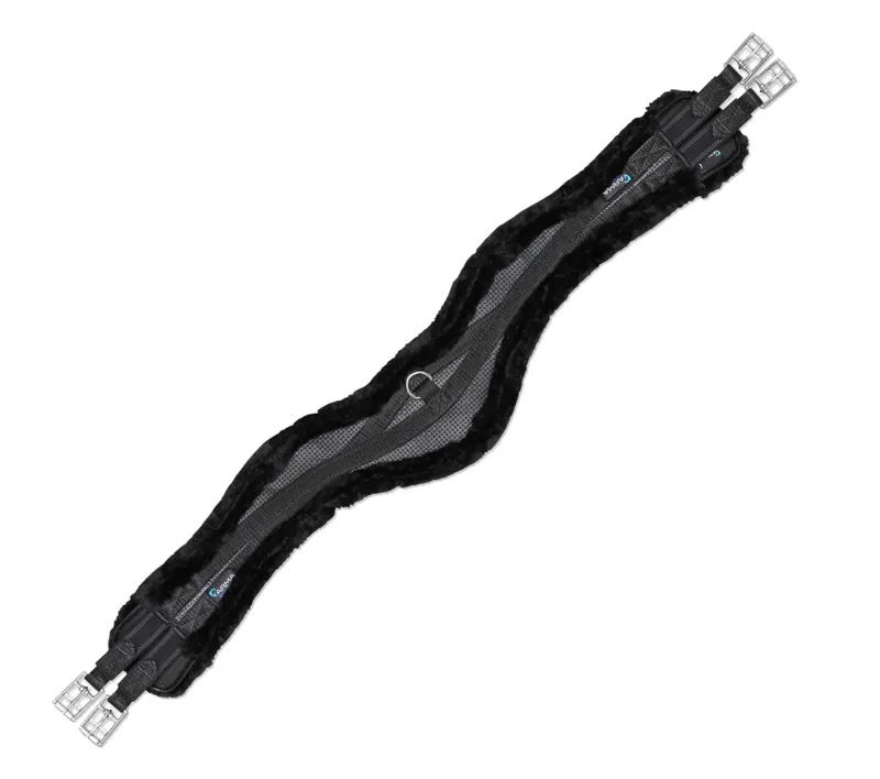 Arma SupaFleece Anatomical Girth With Elastic Black