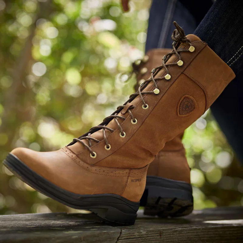 Ariat Women's Wythburn Waterproof Boot in Weathered Brown-6