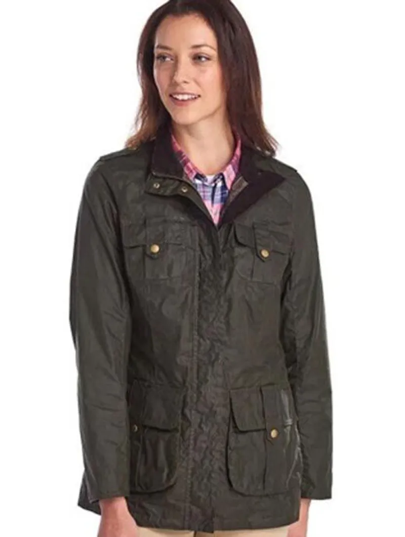Lightweight wax shop jacket womens