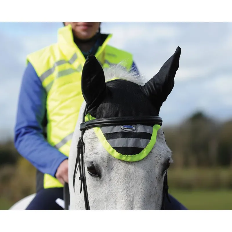 WeatherBeeta Reflective Ear Bonnet Yellow