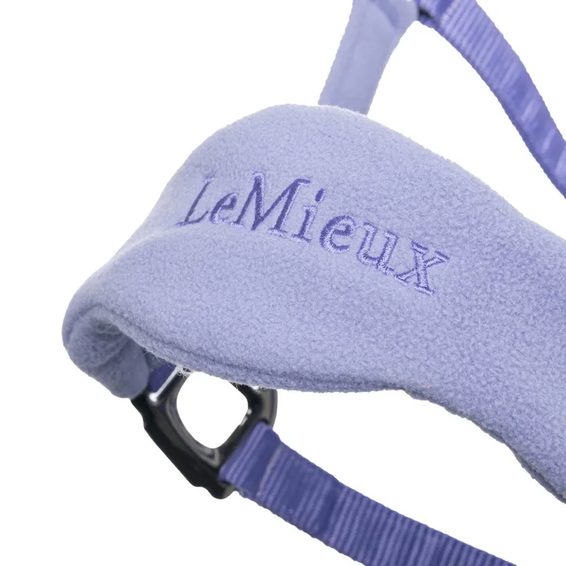 LeMieux Vogue Fleece Headcollar and Rope Bluebell-2