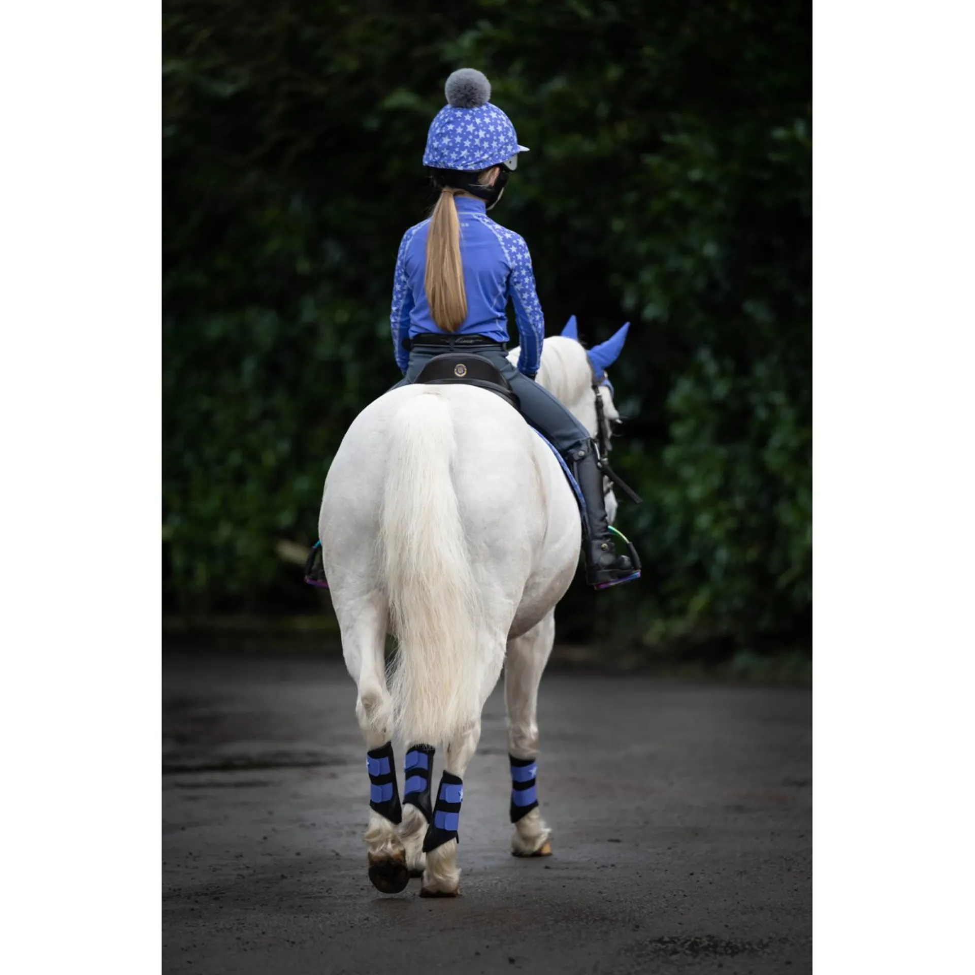 Chapeau De Cavalier Le Mieux En Soie Bleue (Bluebell) - Modèle Rare - Occasion