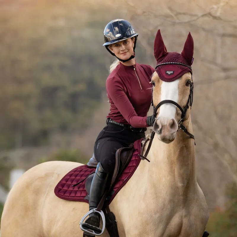 LeMieux Loire Classic Close Contact in Rioja Saddle Pad-1
