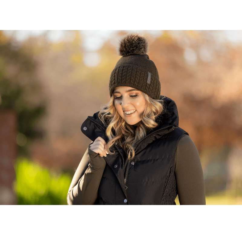 LeMieux Luna Beanie Hat with Bobble-7