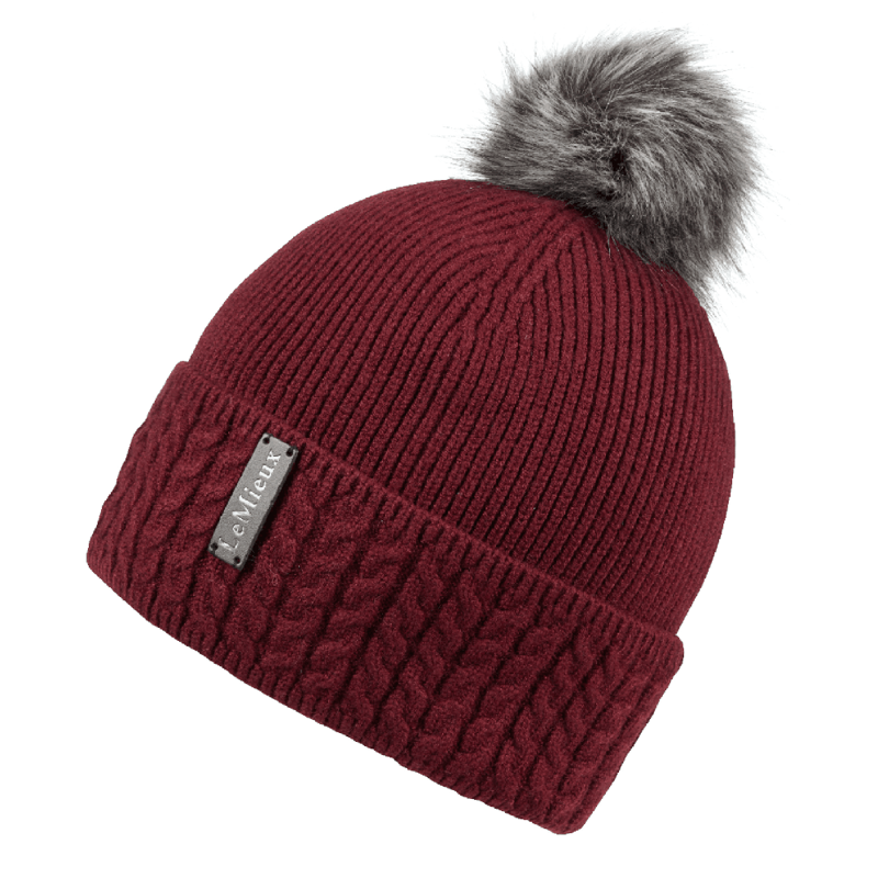 LeMieux Luna Beanie Hat with Bobble-6