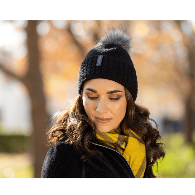 LeMieux Luna Beanie Hat with Bobble-3