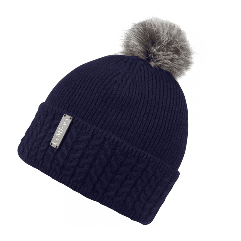 LeMieux Luna Beanie Hat with Bobble-9