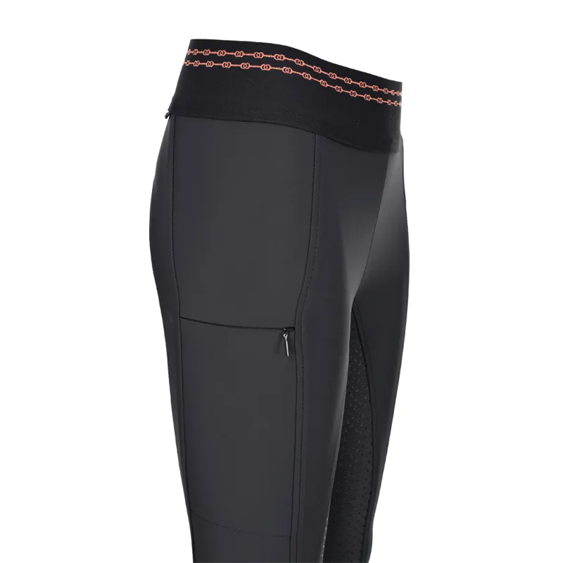 Pikeur Ida Grip Athleisure Kids Leggings Grey-2
