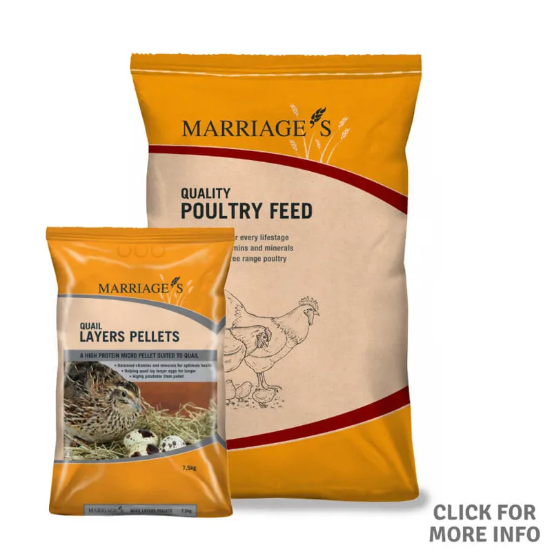 Marriages Quail Pellets 20kg