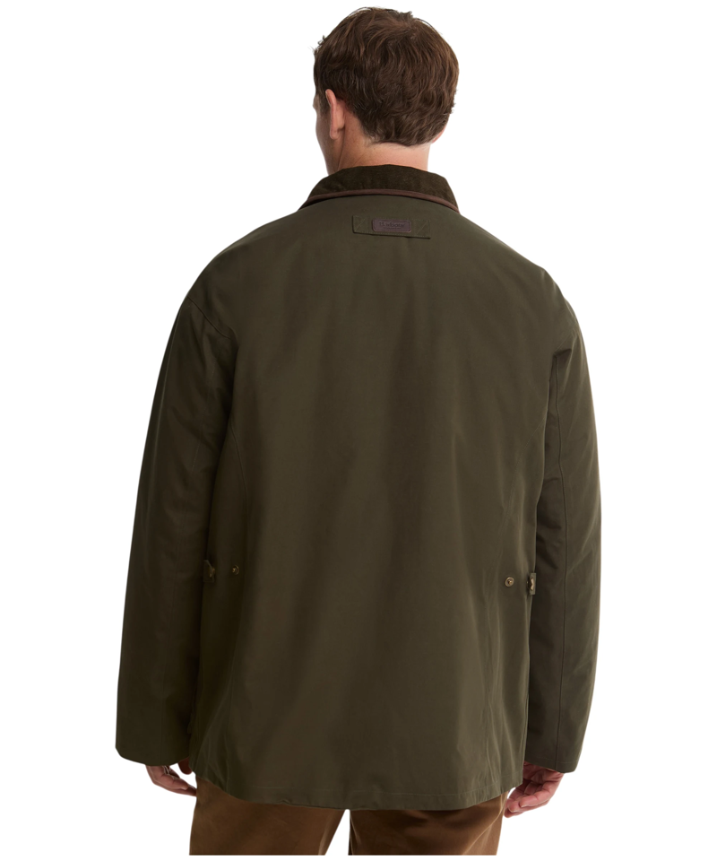 Barbour Men's Bromfield Waterproof Jacket in Dark Olive-6