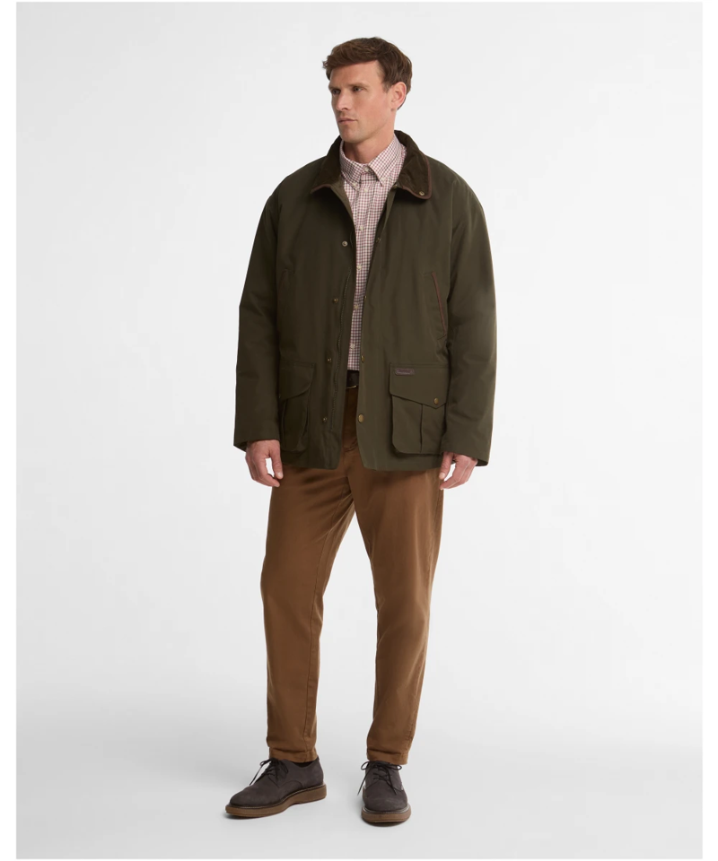 Barbour Men's Bromfield Waterproof Jacket in Dark Olive-5