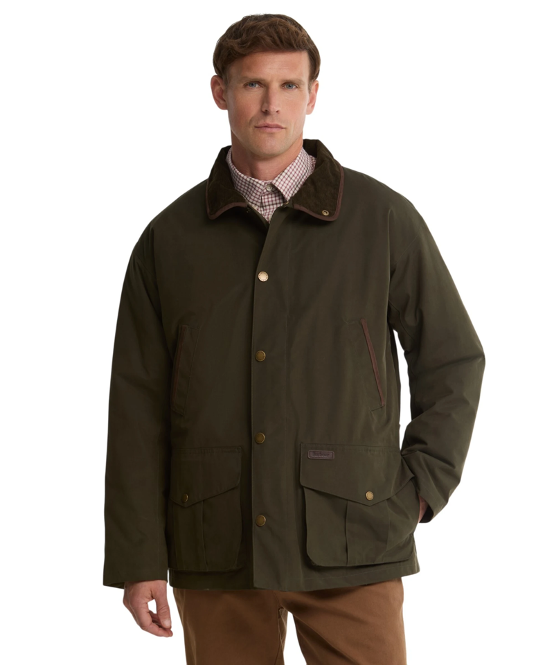 Barbour Men's Bromfield Waterproof Jacket in Dark Olive-1