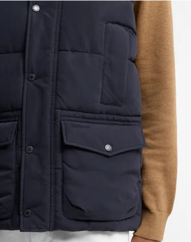 Barbour Men's Lonnen Gilet in Dark Navy-4