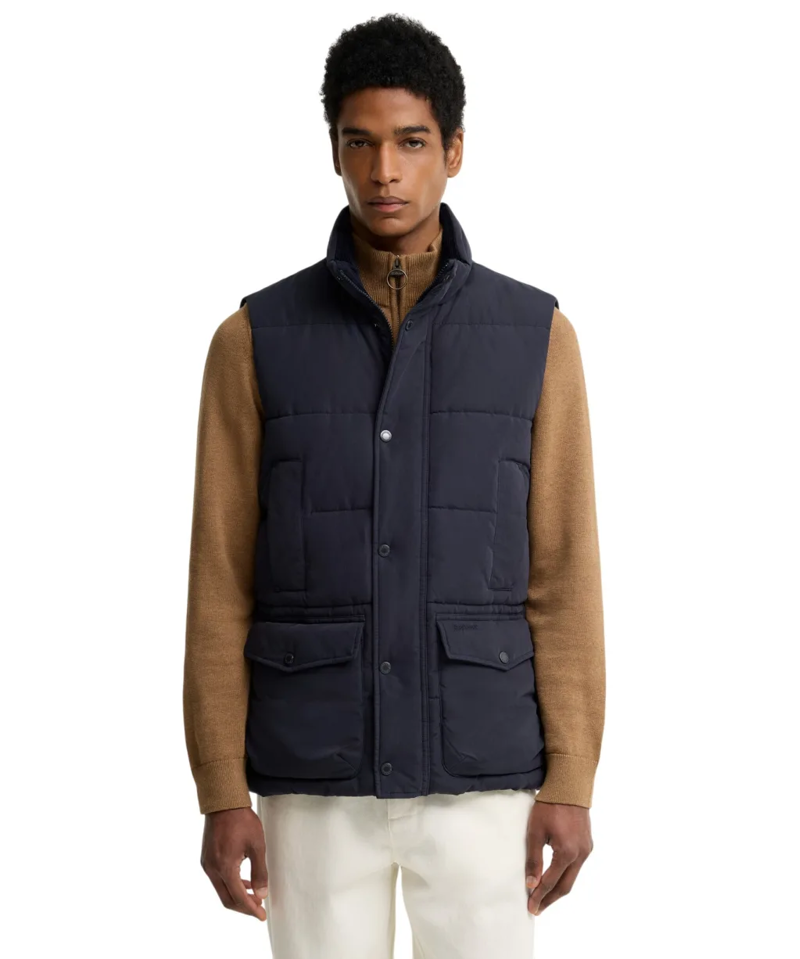 Barbour Men's Lonnen Gilet in Dark Navy-1